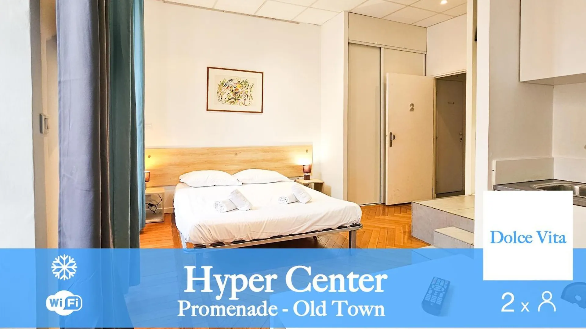 Appartement Opera 2 Old Town 2 Pers Wifi Ac à Nice